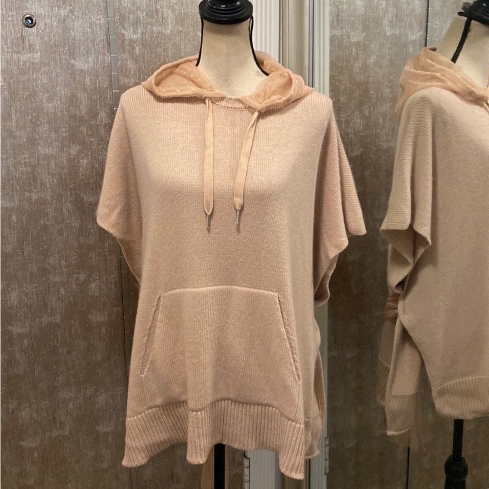 Red Valentino Women's baby pink Hooded Sweater, M